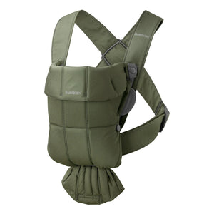BabyBjörn - Mini Cotton Baby Kangaroo Carrier | Dark Green