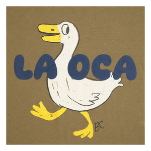 Bobo Choses - Duck T-shirt La OCA Organic Cotton | Khaki