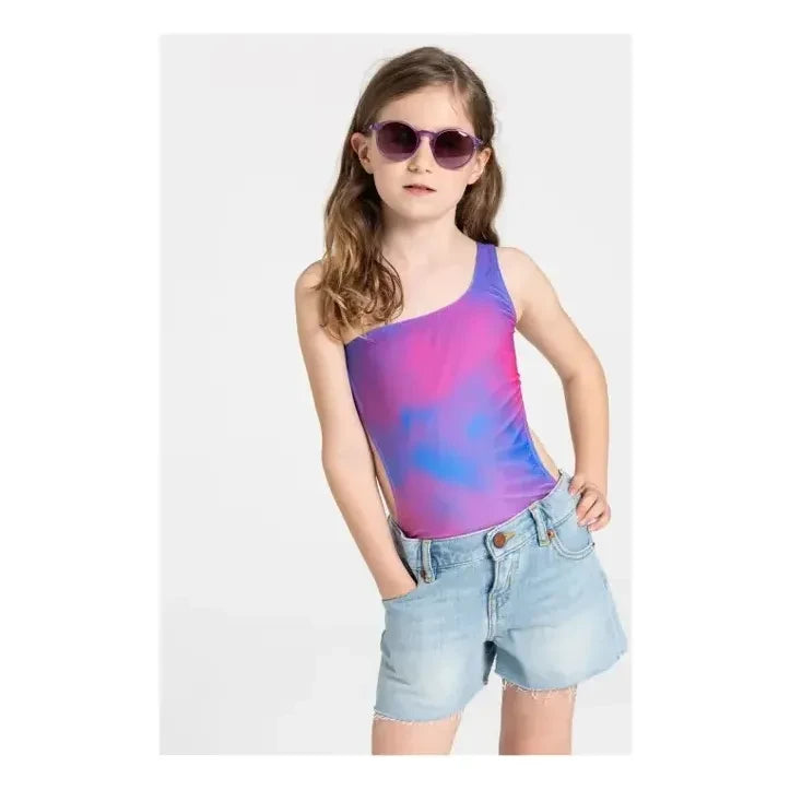 Finger in the Nose - Sia Asymmetric Swimsuit | Fluorescent Pink