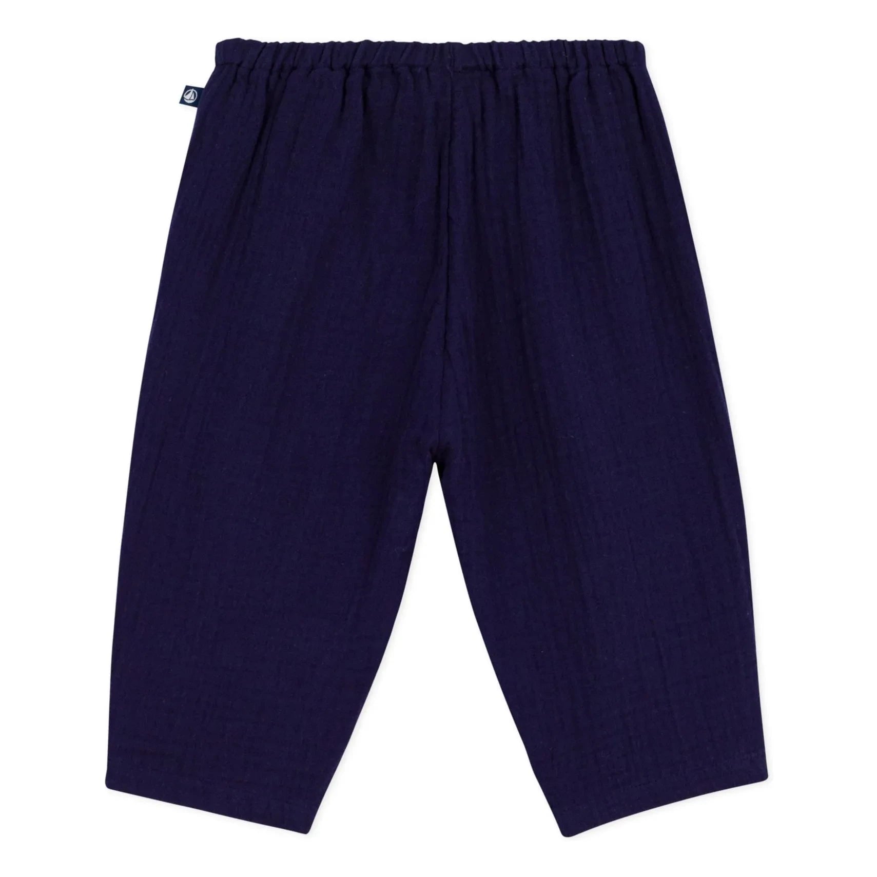 Petit Bateau - Organic Cotton Gauze Pants | Midnight blue