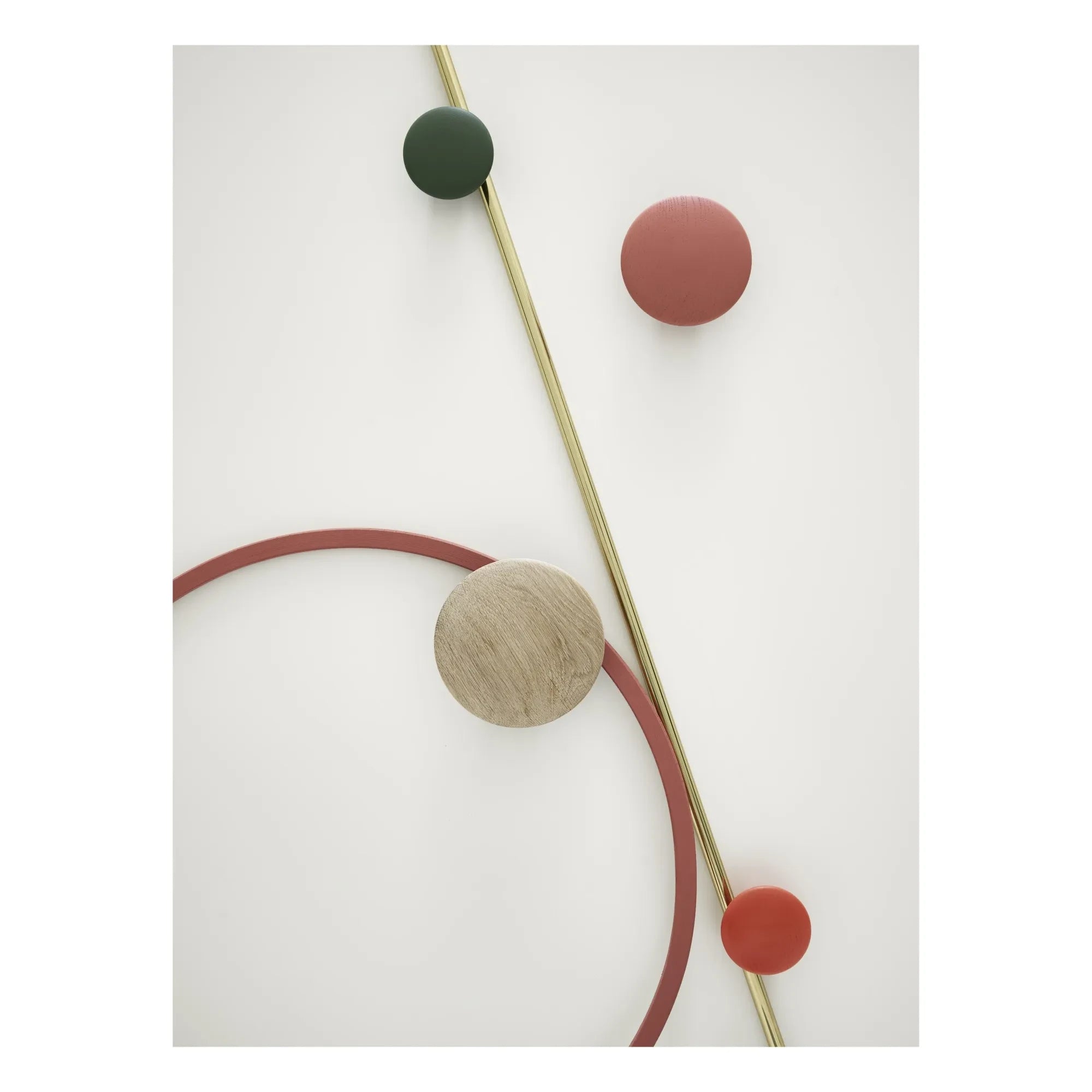 Muuto - Dots Oak Hook | Oak