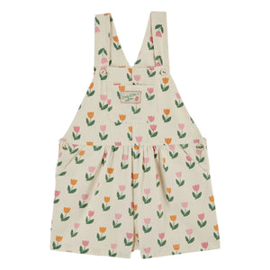 Emile et Ida - Tulip Shorts Overalls | Cream
