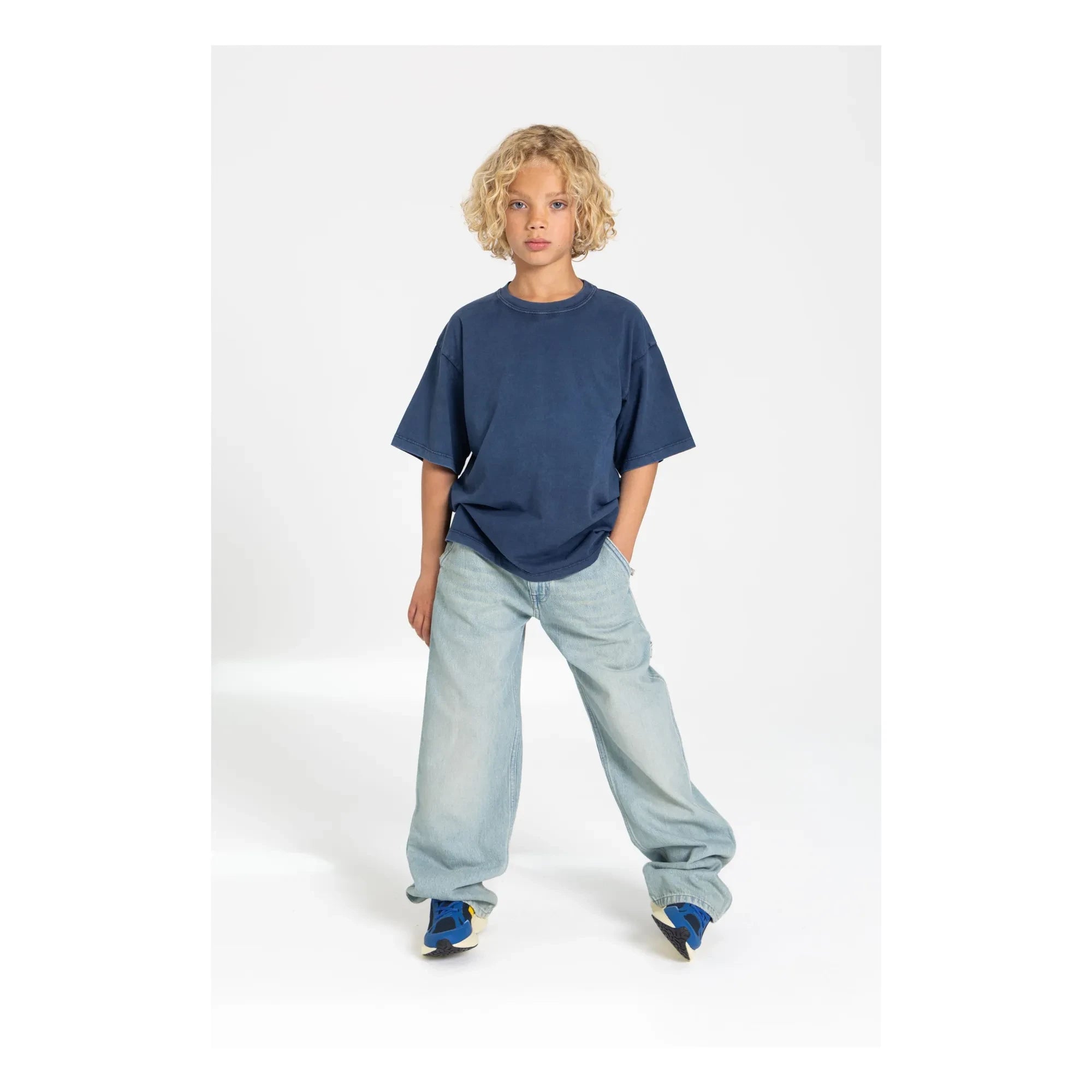 Smallable Kid - Nils Organic cotton t-shirt | Navy blue