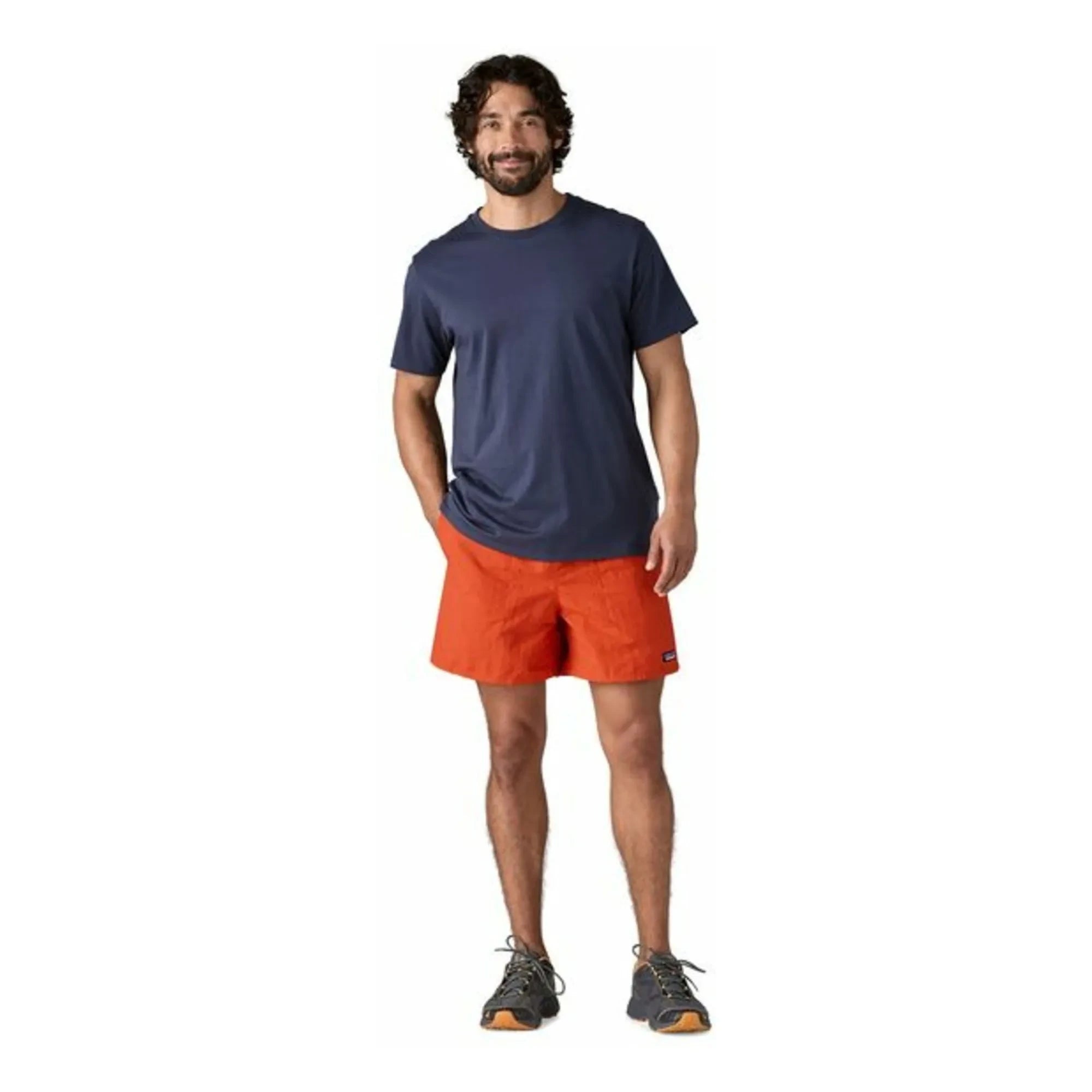 Patagonia - Loose Fit Recycled Fiber Swim Shorts | Tangerine