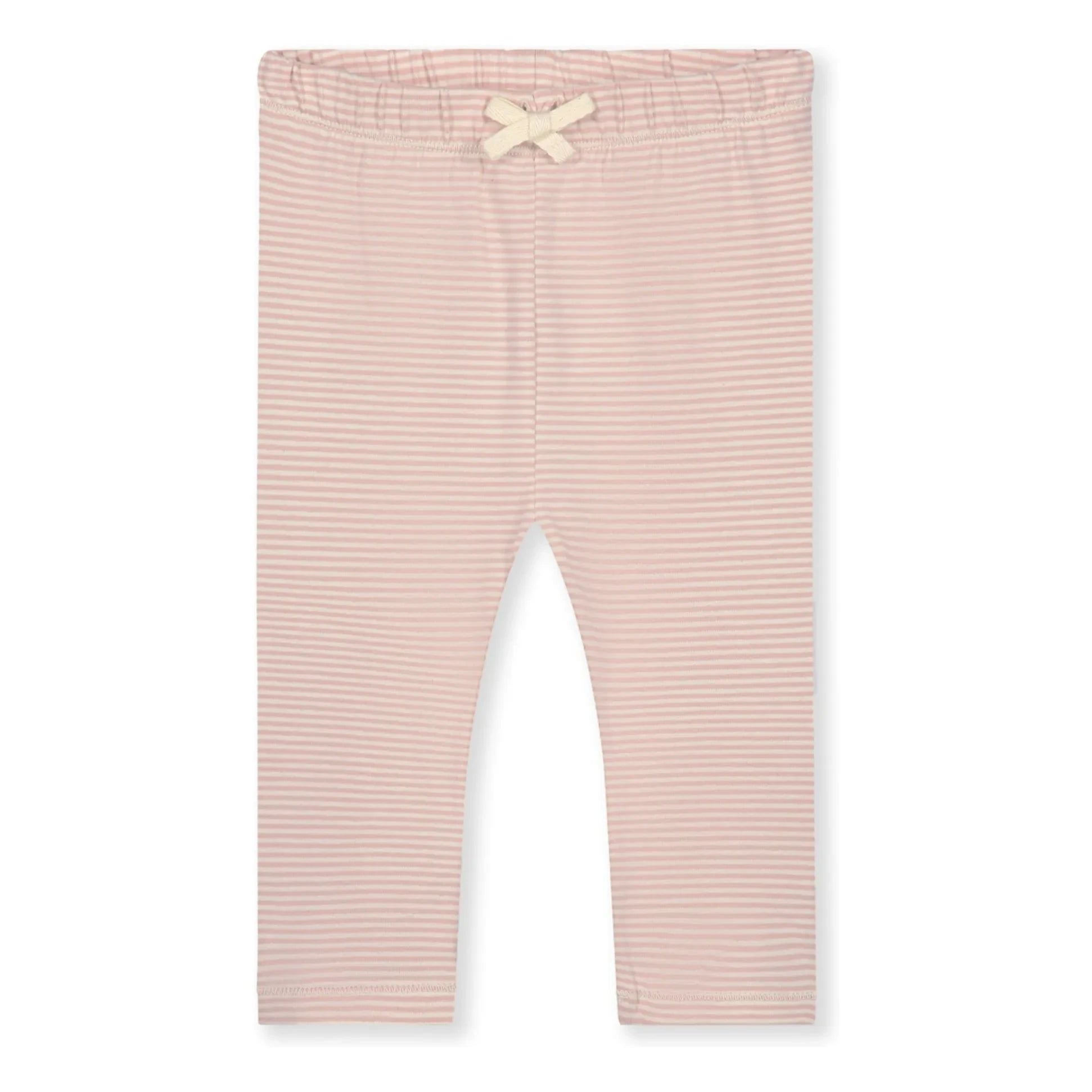 Gray Label - Striped Mini Organic Cotton Leggings | Pink