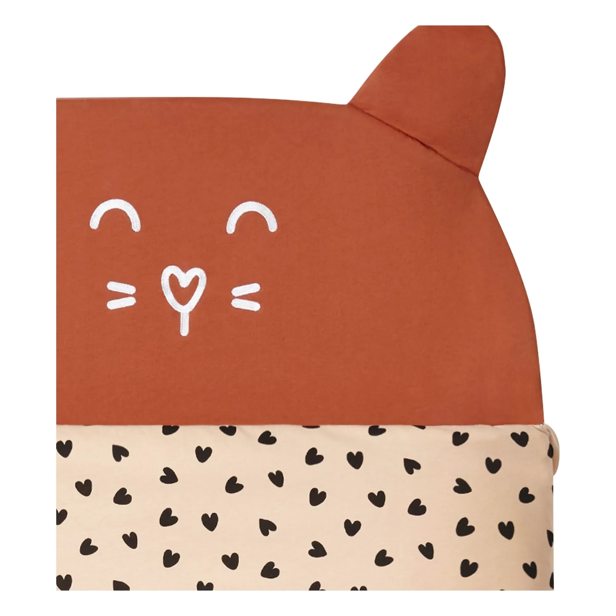 Les Petites Billes - Leopard Multi-Season Sleep Suit | Terracotta