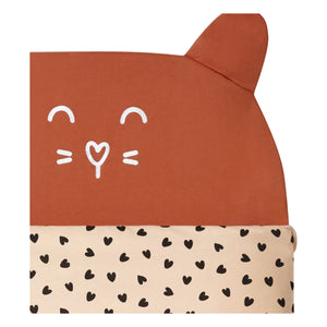 Les Petites Billes - Leopard Multi-Season Sleep Suit | Terracotta