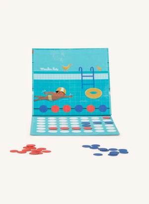 Moulin Roty - "4-Piece Row" Magnetic Game - Today is Wednesday