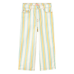 Tinycottons - Striped Jeans | White