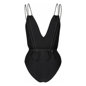 Anja Paris - Le Piccolo Textured One-Piece Swimsuit | Black
