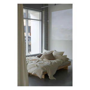 Aiayu - Raul Llama Wool Cushion | Grey Blue