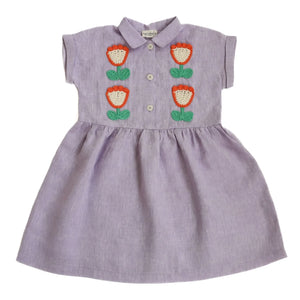 Kalinka - Mila Linen Dress | Mauve