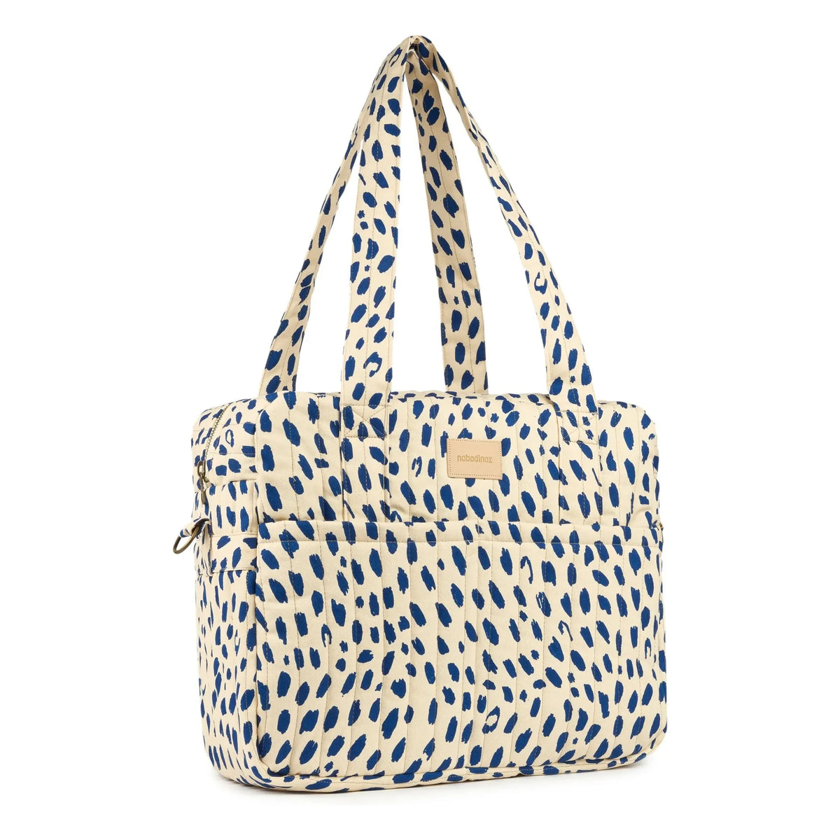 Nobodinoz - Waterproof Baby Changing Bag Hyde Park Leonie | Blue