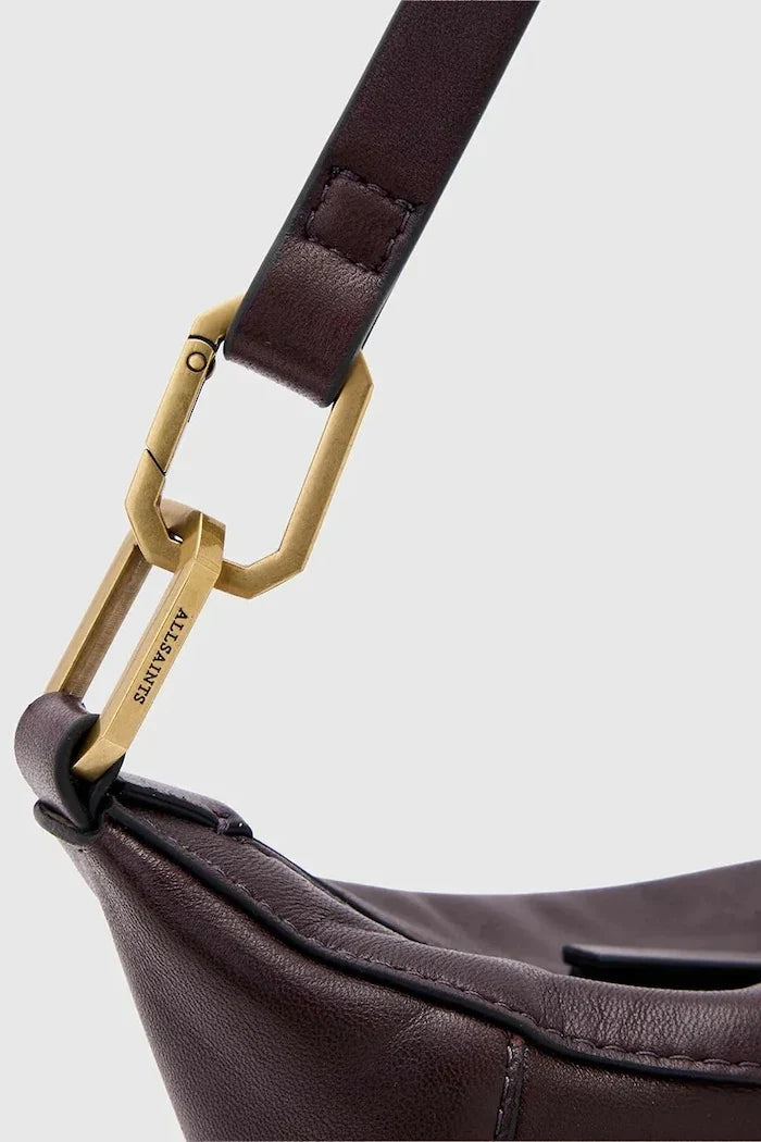 AllSaints kadın deri crossbody çanta