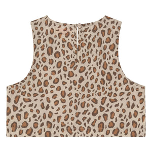 Tinycottons - Poplin Leopard Top | Brown