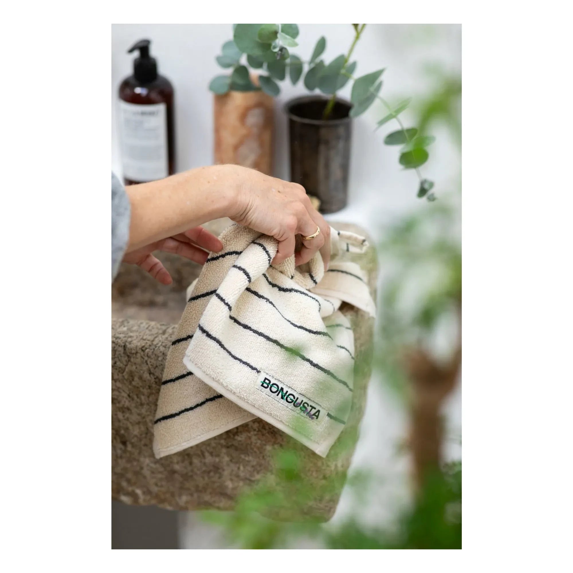 Bongusta - Naram guest towel | Cream