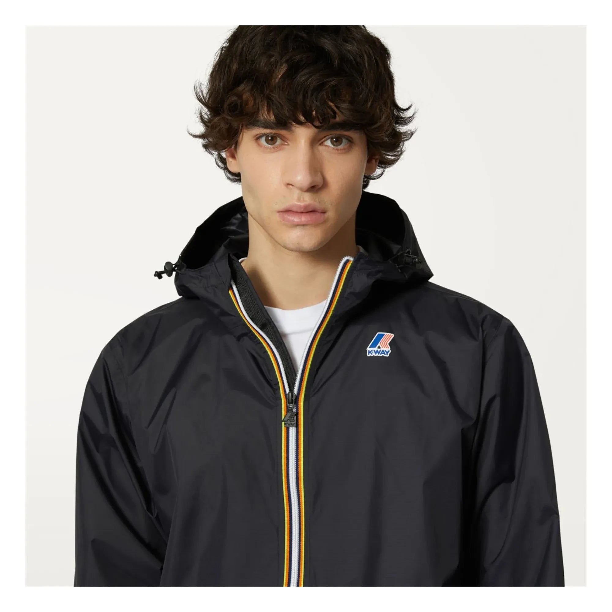 K-way - Le Vrai Eiffel Waterproof Windbreaker - Adult Collection | Black