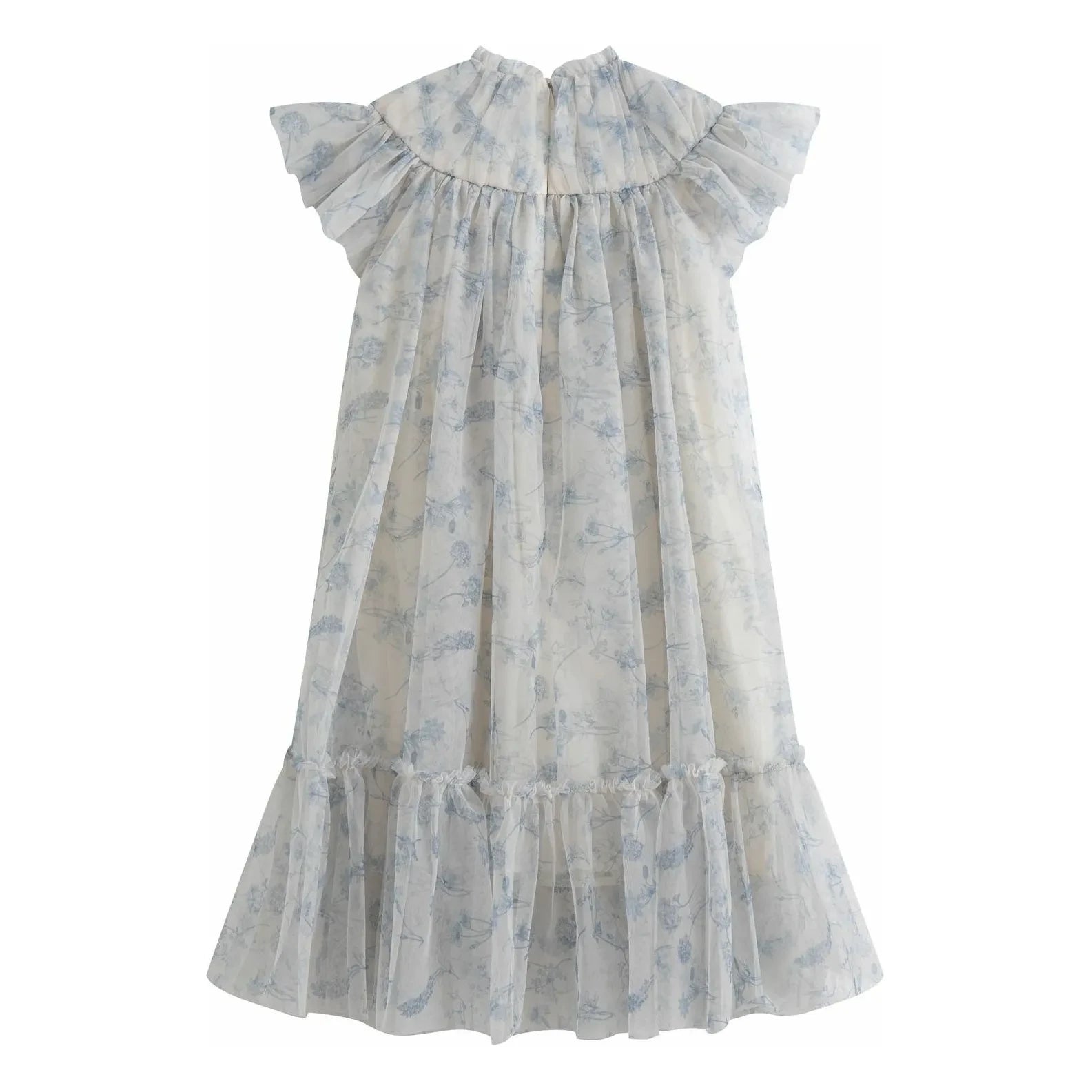 C'era Una Volta - Marisol Fleurie Dress | Gray-Blue