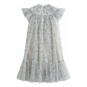 C'era Una Volta - Marisol Fleurie Dress | Gray-Blue