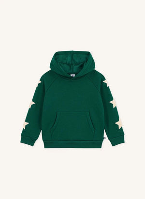 Petit Bateau - Green Stars Hoodie