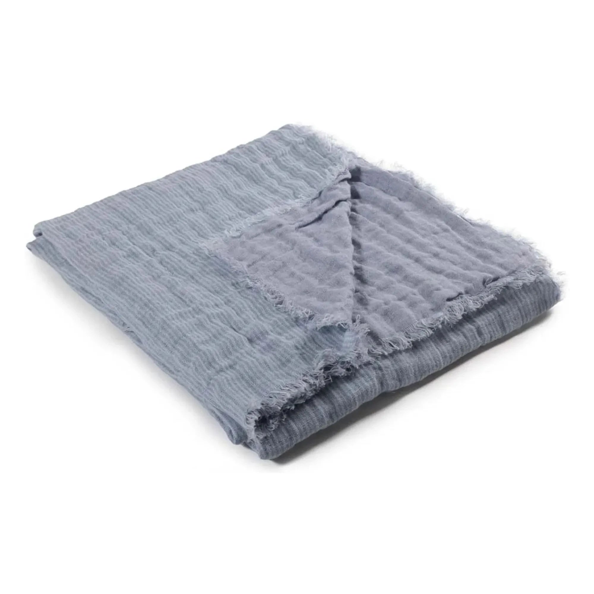 Le Monde Sauvage - Okapi sectional sofa throw | Blue