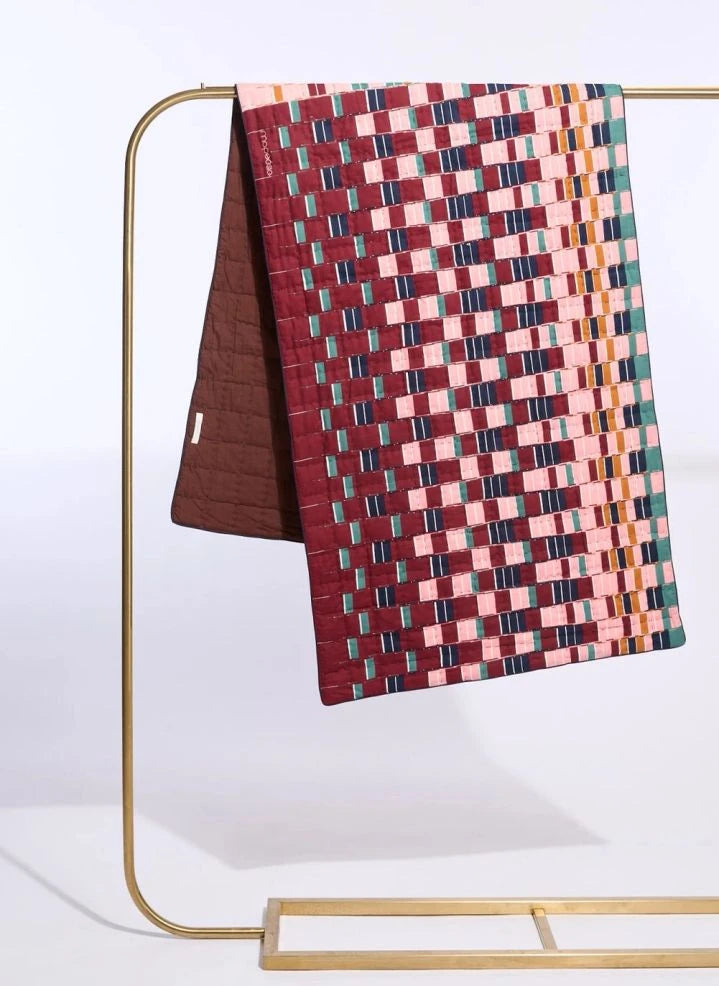 Mapoésie - Daedalus Bedspread | Terracotta