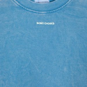 Bobo Choses - Ease organik pamuk sweatshirt | Mavi