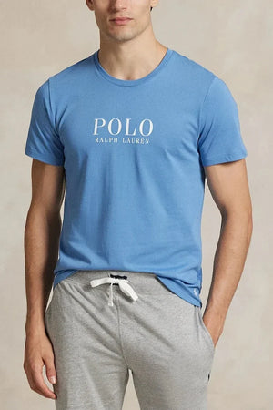 Kısa Kollu Pamuklu Pijama Üstü Polo Ralph Lauren