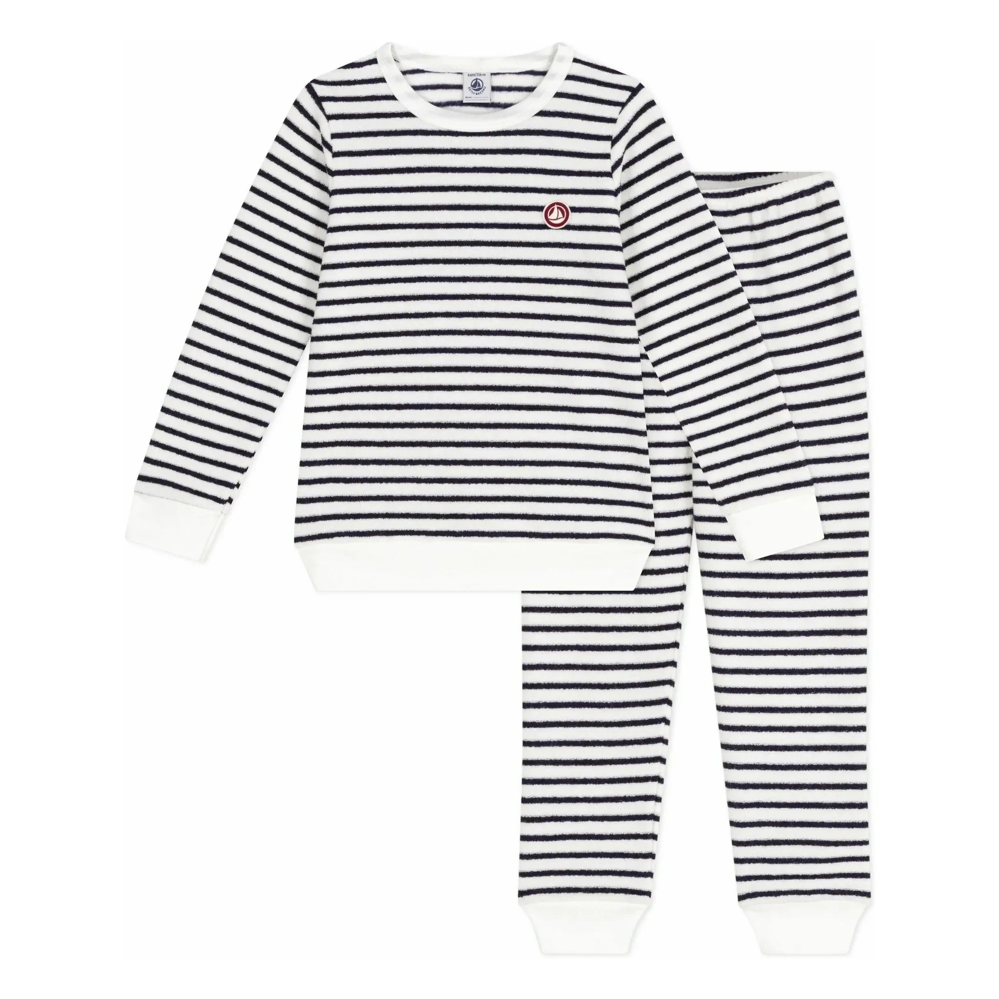 Petit Bateau - Sailor Towel Modal Pajamas | Navy Blue