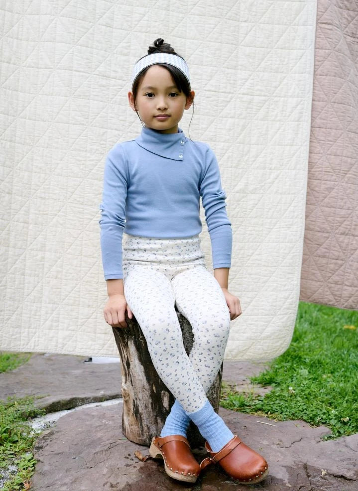 Soor Ploom - Calico Leggings | Light Blue