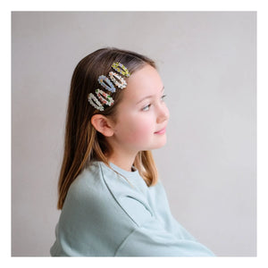 Mimi & Lula - 5-Piece Spring Festoon Hair Clip Set | Ecru