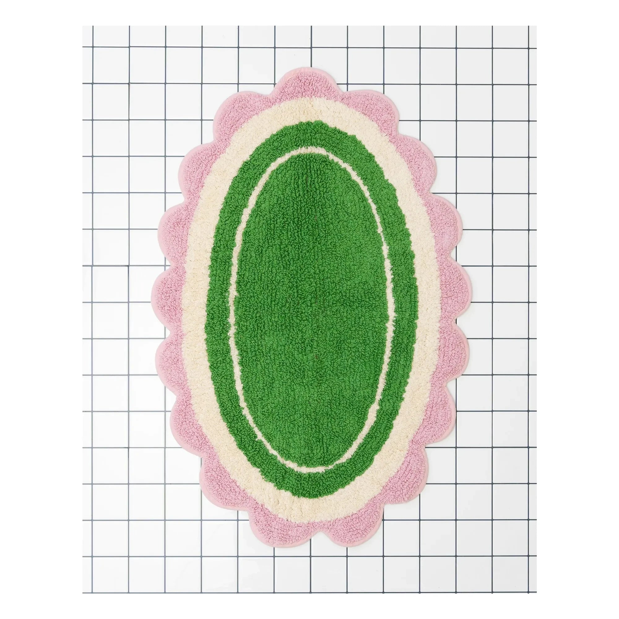 Tarta Gelatina - Carmen Bath Mat | Green