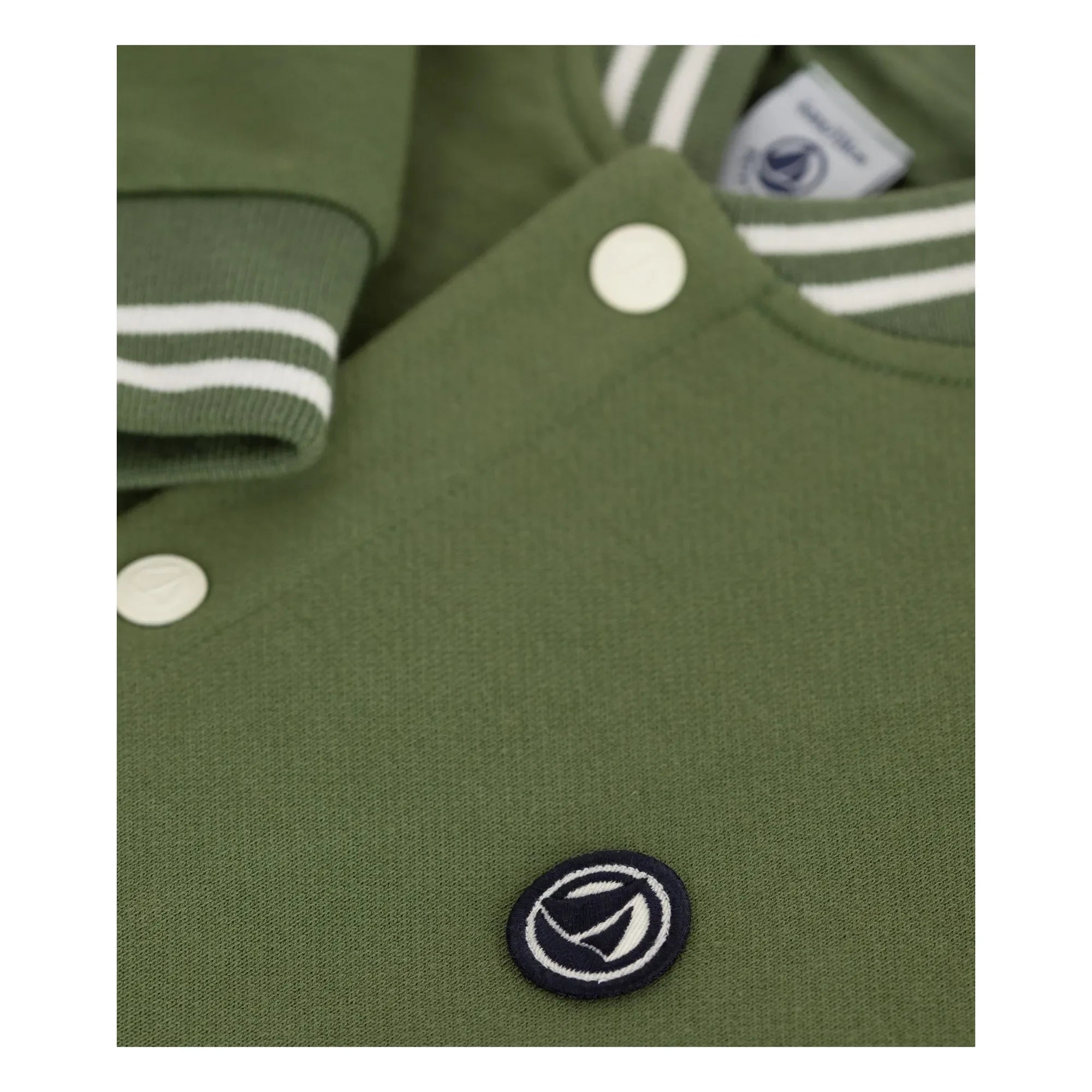 Petit Bateau - Teddy Fleece Wide Fit Jacket | Olive