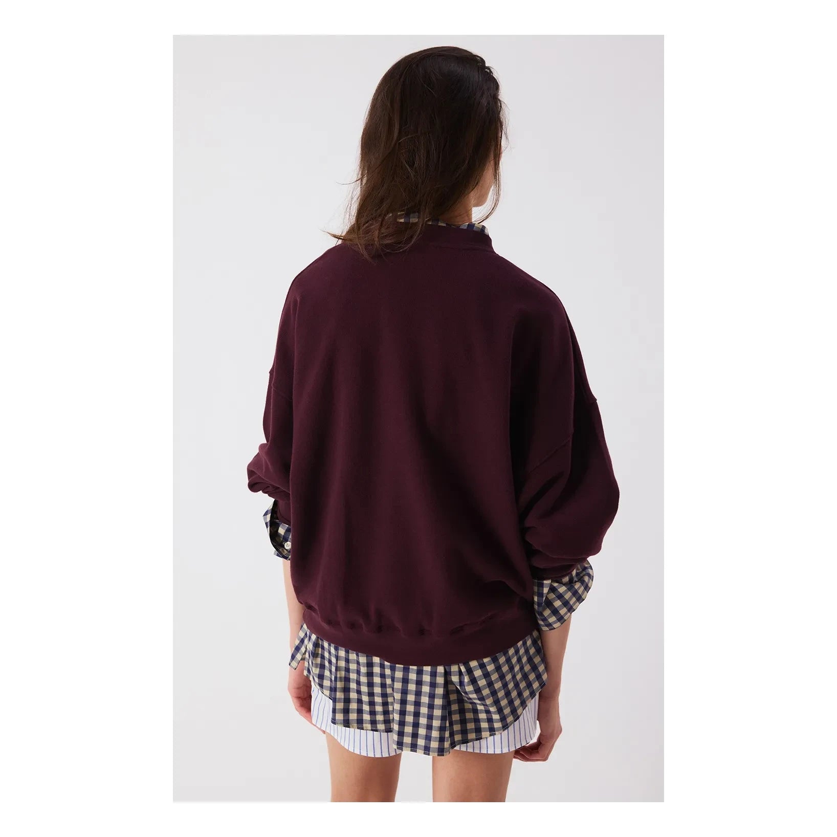 American Vintage - Atubay Pamuklu Sweatshirt | Lie de vin