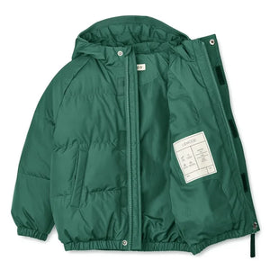 Liewood - Adelina Puffer Jacket Made from Recycled Fibers | Khaki