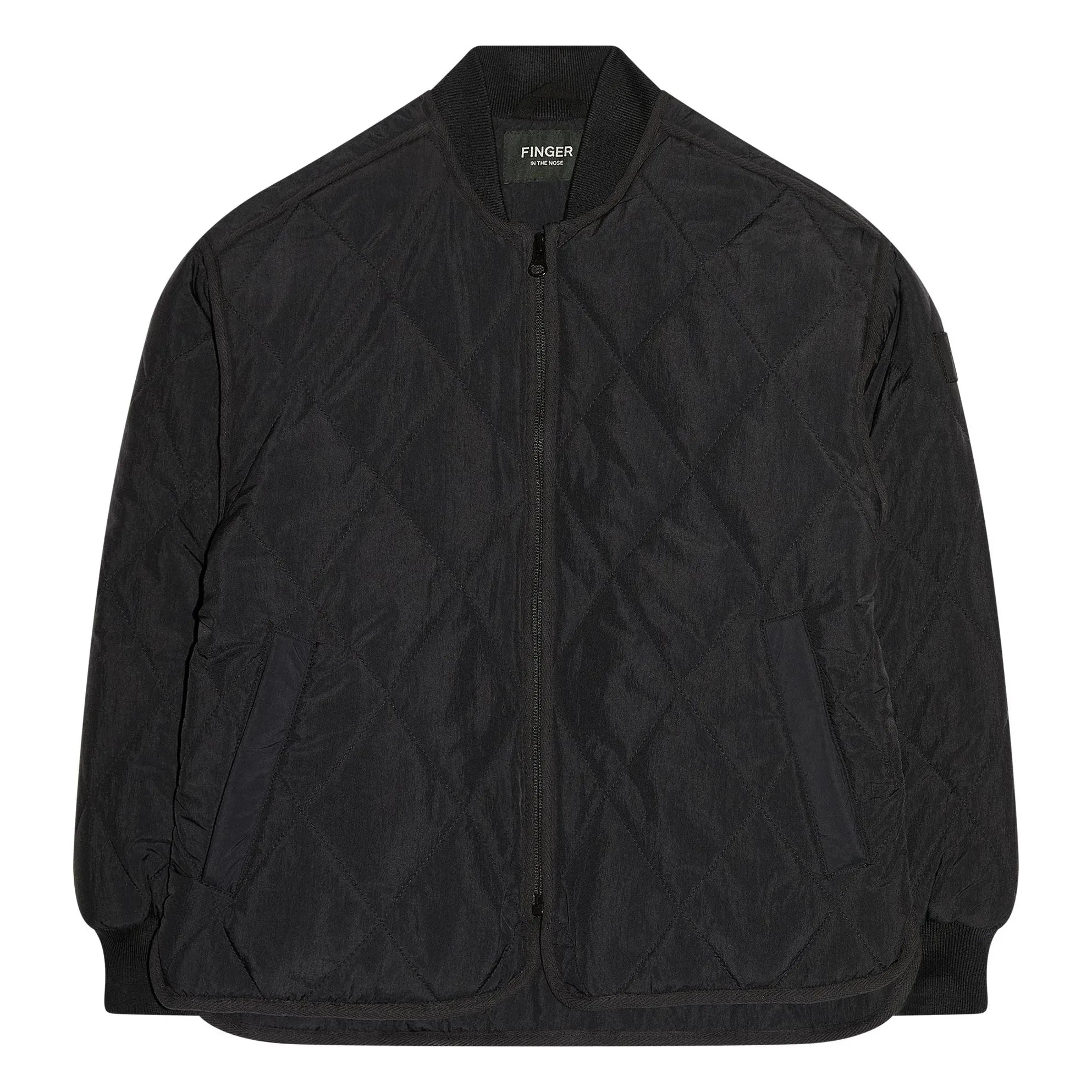 Finger in the nose - Braidy Kapitone Bomber | Siyah