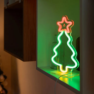Legami - Neon-Effect LED Lamp - Christmas Tree - It's a Sign