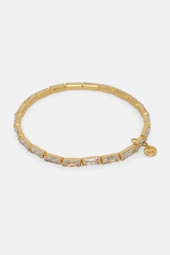 Michael Kors позлатена дамска гривна с циркон