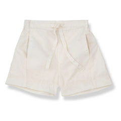 1+ in the family - Tramuntana Poplin Shorts | White