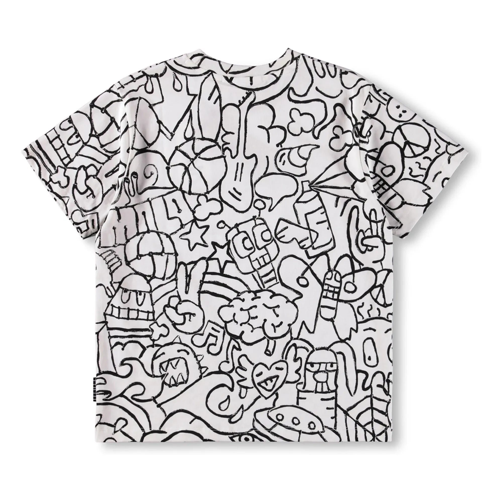 Molo - Rodney Doodles Organic Cotton T-Shirt | White