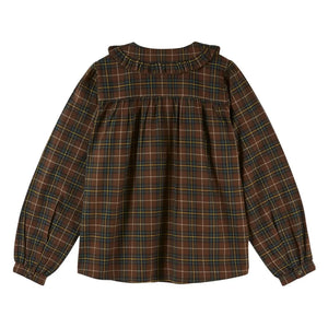 Emile et Ida - Eboto Flanel Bluz | Kahverengi