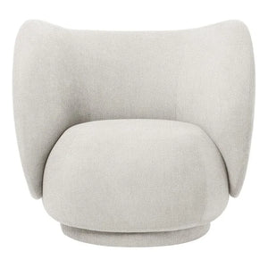 Ferm Living - Rico Button Upholstered Armchair | Cream