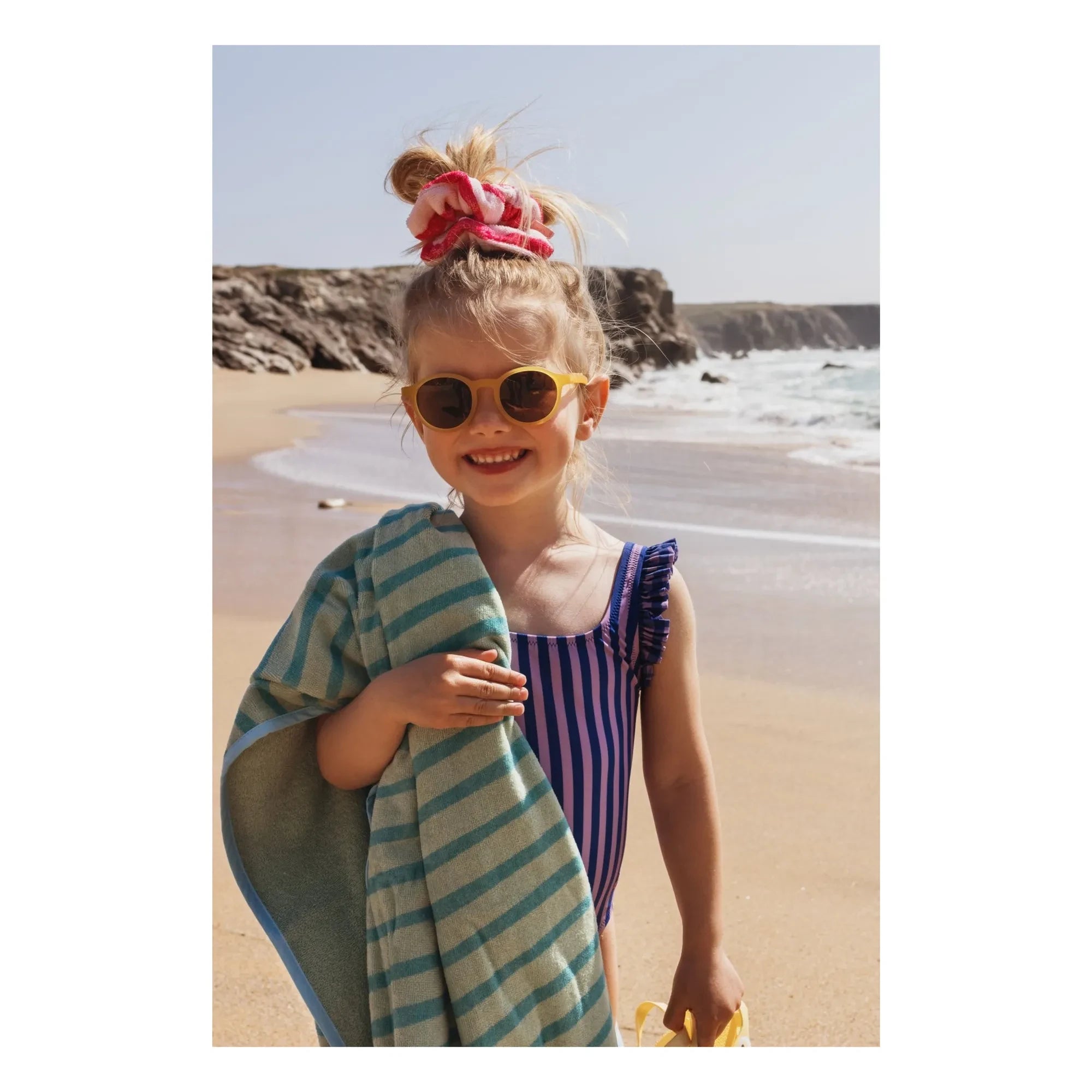 Jera Mini - Chouchou Striped Sponge | Pink