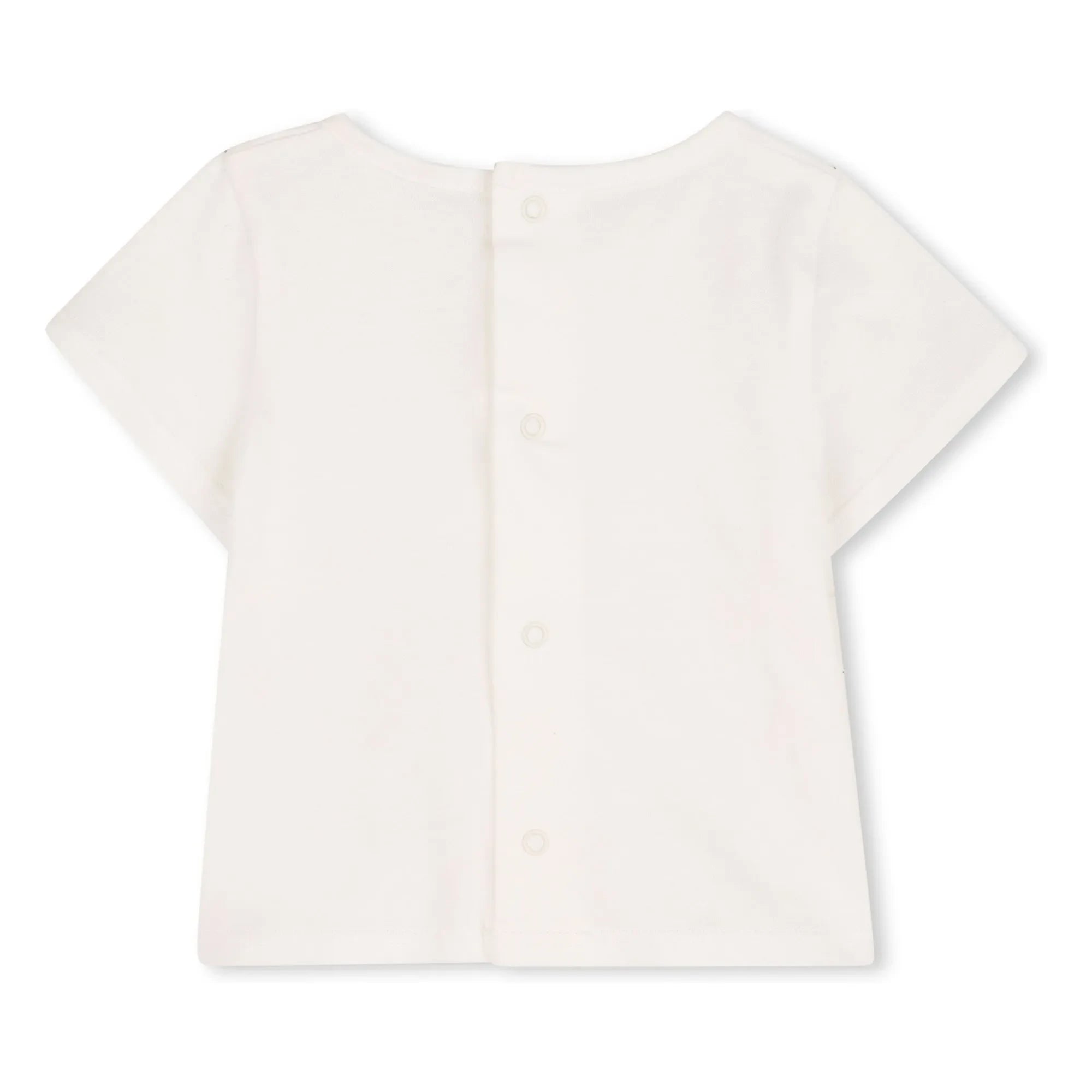 Chloé - Organic Cotton Overall and T-Shirt Set | Peach