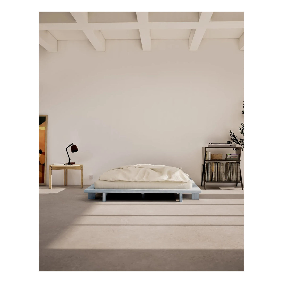 Karup Design - Japanese Wooden Bed | Light Blue