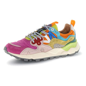 Flower Mountain - Yamano 3 Suede and Nylon Sports Shoes | Framboise