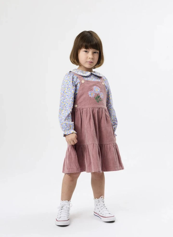 Goldie + Ace - Dust Pink Floral Romper Dress