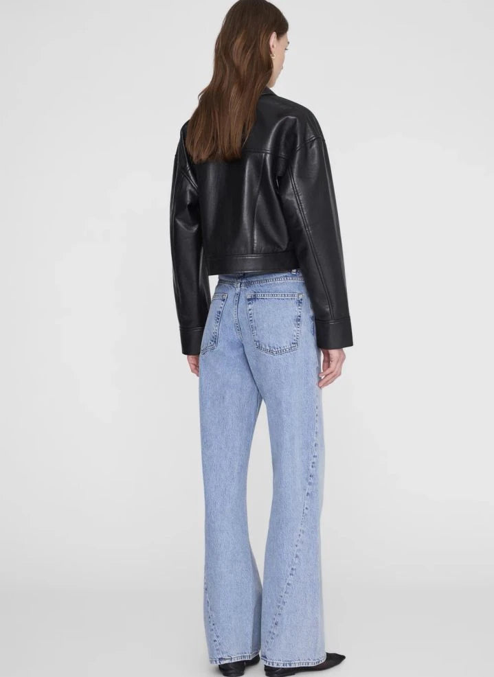 Anine Bing - Assan Leather Jacket | Black