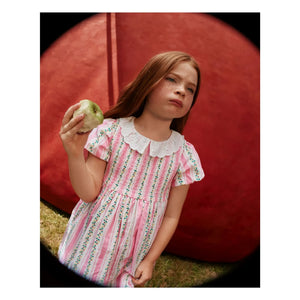 Goldie + Ace - Striped Gathered Dress | Pink