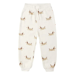 Rylee + Cru - Jogger Christmas Dogs | Ivory